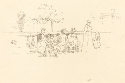 الشرفة ، لوكسمبورغ ، 1894. بواسطة جيمس أبوت ماكنيل ويسلر