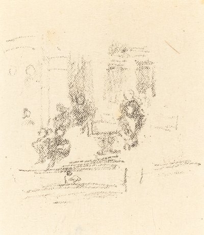 رسم المحاكمة: الداخلية ، ج. 1891. بواسطة جيمس أبوت ماكنيل ويسلر