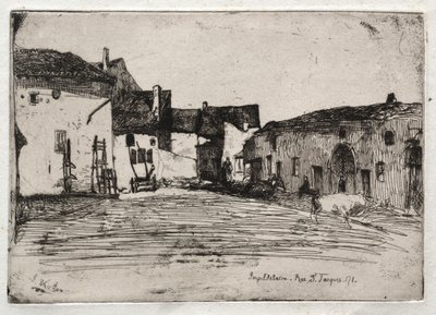 اثنا عشر نقشًا من الطبيعة: ليفردون ، 1858. بواسطة جيمس أبوت ماكنيل ويسلر