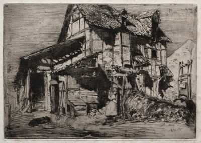 اثنا عشر حفرًا من الطبيعة: المسكن غير الآمن ، 1858. بواسطة جيمس أبوت ماكنيل ويسلر