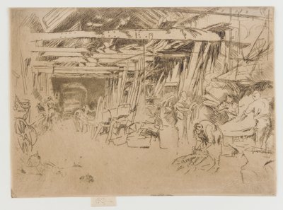 صانع عجلات ، 1879-1880. بواسطة جيمس أبوت ماكنيل ويسلر