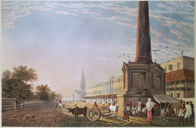مباني الكتاب ، كلكتا ، نقشها روبرت هافيل ، حانة. 1824 بواسطة جيمس بيلي بعد فريزر