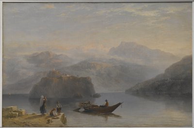 Lago Maggiore (؟) حوالي عام 1860 (زيت على قماش) بواسطة جيمس بيكر باين