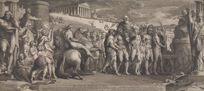 الفائزون في Diagorides في Olympia (تصميم جدران الغرفة الكبرى لجمعية تشجيع الفنون) بواسطة جيمس باري