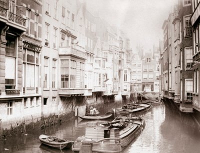 القوارب على القناة ، أمستردام ، 1898. بواسطة جيمس باتكين