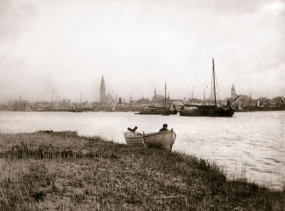 قارب تجديف بقناة ، روتردام ، 1898. بواسطة جيمس باتكين