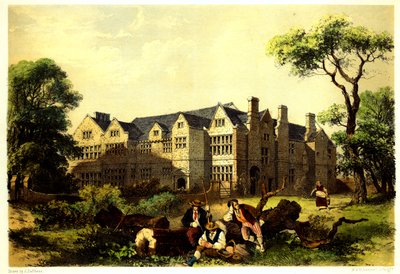 Sawston Hall ، كامبريدجشاير ، 1848 بواسطة جيمس دافورن