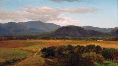 جبل موات و White Horse Ledge ، دراسة ، نورث كونواي ، نيو هامبشاير ، 1867 بواسطة جيمس ديفيد سميلي
