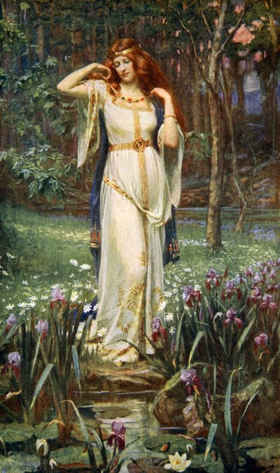 "Freyja والقلادة" ، ١٨٩٠. بواسطة جيمس دويل بنروز