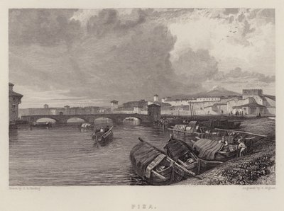 Pisa (colour litho) بواسطة جيمس دوفيلد هاردينج