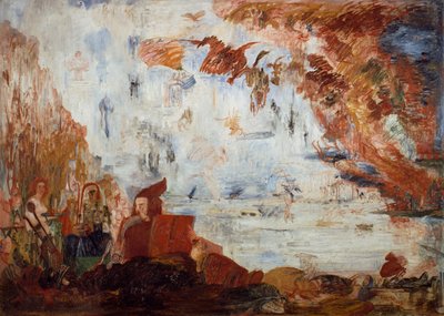 إغراء القديس أنتوني ، بواسطة جيمس إنسور (1860-1949) ، زيت على قماش بواسطة جيمس إنسور