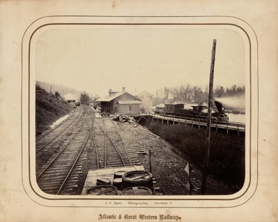 سكة حديد الأطلنطي والغربي العظيم، 1862 (صورة فوتوغرافية) بواسطة جيمس ف.رايدر