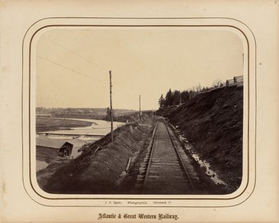 سكة حديد الأطلنطي والغربي العظيم، 1862 (صورة فوتوغرافية) بواسطة جيمس ف.رايدر