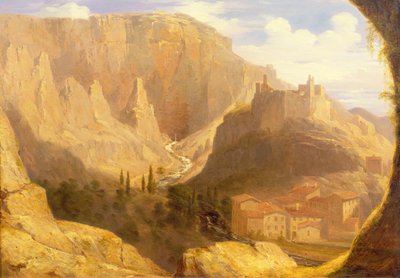 هيل تاون في إيطاليا ، 1831 بواسطة جيمس جايلز