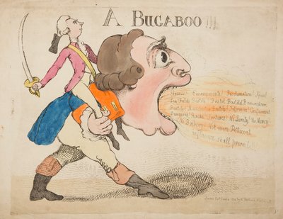 بوجابو !!! 1792 (نقش ملون) بواسطة جيمس جيلراي
