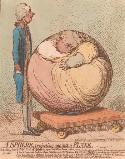 كرة ، إسقاط ضد طائرة ، 3 يناير 1792. ، 3 يناير 1792. بواسطة جيمس جيلراي
