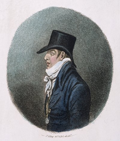 صورة ، نشرتها هانا همفري في عام 1799 (النقش اليدوي) بواسطة جيمس جيلراي