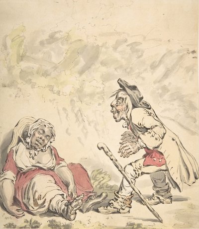 سيمون وإيفيجينيا 1796. بواسطة جيمس جيلراي