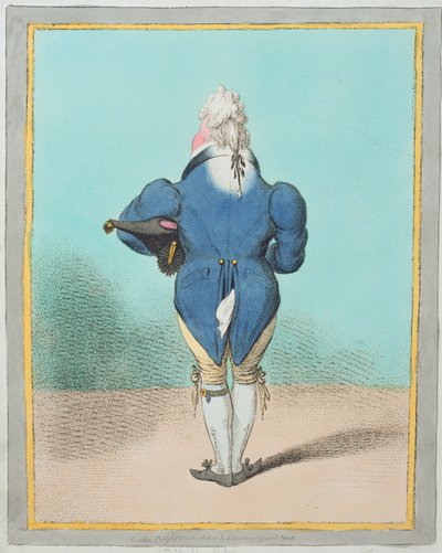 صاحب السمو الملكي أمير ويلز (1762-1830) نشرته هانا همفري في عام 1802 (النقش اليدوي) بواسطة جيمس جيلراي