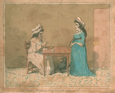 ملكة جمال ، لدي غراب وحشي لألتقط معك !! ، 1794 بواسطة جيمس جيلراي