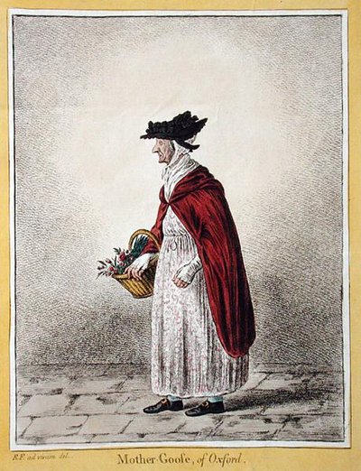 السيدة ريبيكا هاوز ، المعروفة باسم "مازر جوز أكسفورد" ، نشرتها هانا همفري عام 1807 (نقش ملون يدويًا) بواسطة جيمس جيلراي