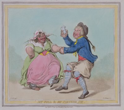 استطلاعي وشريكي جو ، نقشت بواسطة T. Adams ، pub. هانا همفري ، 1796 بواسطة جيمس جيلراي