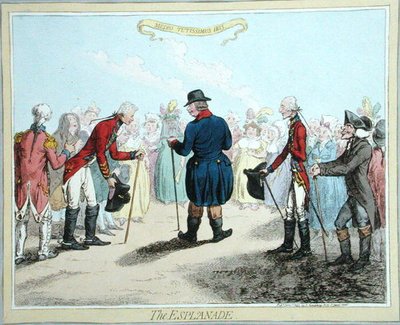 المتنزه ، الذي نشرته هانا همفري عام 1797 (نقش ملون يدويًا) بواسطة جيمس جيلراي