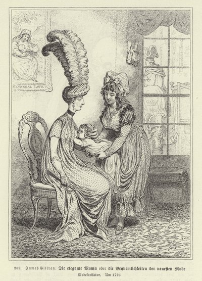 ماما العصرية بواسطة James Gillray
