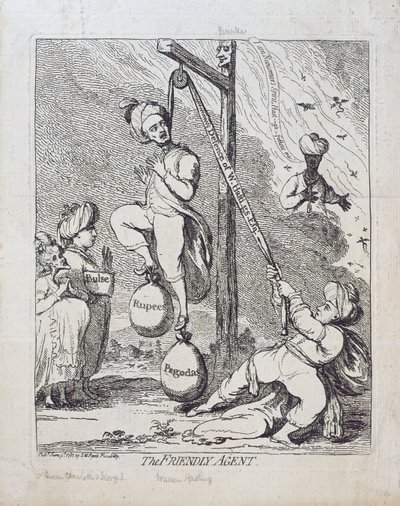 الوكيل الودي ، نشرته SW Fores عام 1787 بواسطة جيمس جيلراي