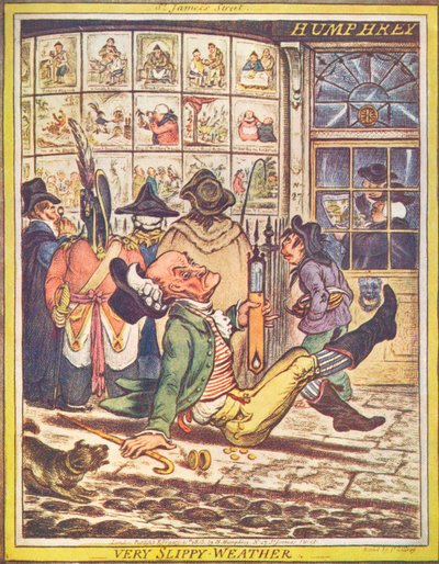 طقس شديد الانزلاق ، 1808 بواسطة جيمس جيلراي