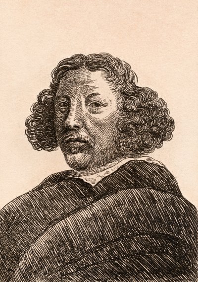 Herman Saftleven ، رسم توضيحي من "75 صورة لرسامين مشهورين من أصول أصلية" ، نُشر في لندن ، 1817 بواسطة جيمس جيرتين