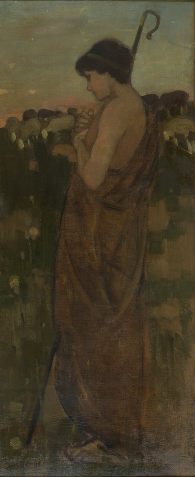 The Shepherd Boy، c.1881 بواسطة جيمس جوثري