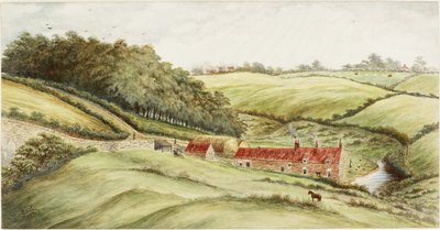 Hedworth Farm (ألوان مائية ، ألوان الجسم وقلم رصاص على ورق) بواسطة جيمس هنري كليت