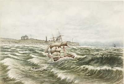 الإنقاذ قبالة Tynemouth (ألوان مائية وألوان الجسم على الورق) بواسطة جيمس هنري كليت