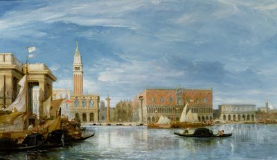 منظر لـ Molo و Palazzo Ducale في البندقية بواسطة جيمس هولاند