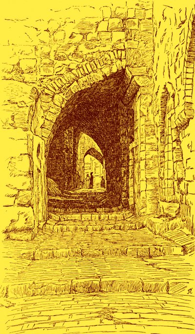 شارع البلدة القديمة في القدس - الكتاب المقدس بواسطة جيمس جاك جوزيف (بعد) تيسو