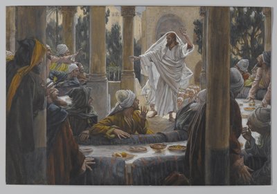 اللعنات ضد الفريسيين ، توضيح من حياة ربنا يسوع المسيح ، 1886-1896 (مرحاض على الجرافيت على الورق) بواسطة جيمس جاك جوزيف تيسو