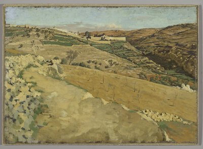 أورشليم وسلوام ، الجانب الجنوبي ، رسم توضيحي من "حياة ربنا يسوع المسيح" (زيت على ظهر السفينة) بواسطة جيمس جاك جوزيف تيسو