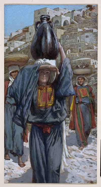مارثا ، رسم توضيحي لحياة المسيح ، c.1886-94 (مرحاض وغواش على ورق مقوى) بواسطة جيمس جاك جوزيف تيسو