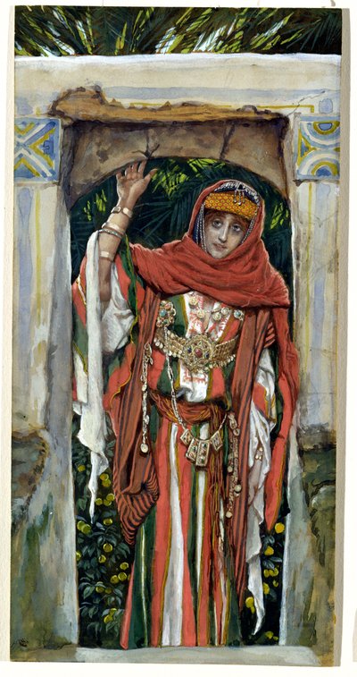 مريم المجدلية قبل تحويلها ، توضيح لحياة المسيح ، c.1886-96 (مرحاض على الورق) بواسطة جيمس جاك جوزيف تيسو