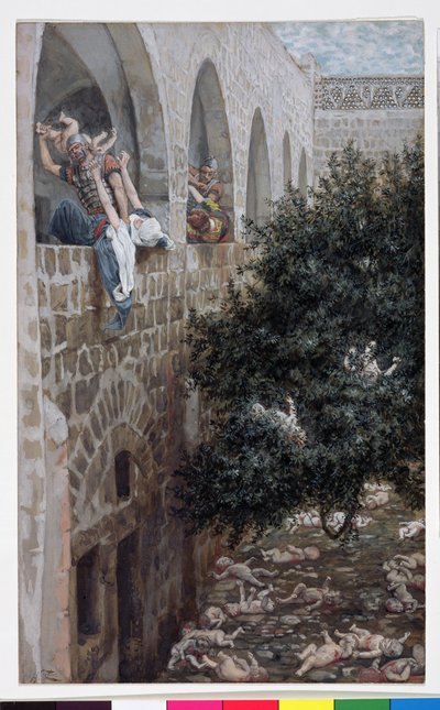مذبحة الأبرياء ، رسم توضيحي لـ "حياة المسيح" ، ألوان مائية من عام 1886 إلى عام 944 وغواش على ورق مقوى) بواسطة جيمس جاك جوزيف تيسو
