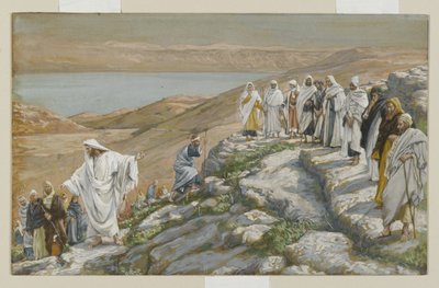 رسم الرسول الاثني عشر ، توضيح من حياة ربنا يسوع المسيح (مرحاض فوق الجرافيت على الورق) بواسطة جيمس جاك جوزيف تيسو