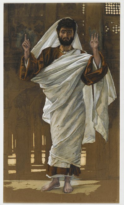 سانت بارثولوميو ، رسم توضيحي لحياة المسيح ، c.1886-94 (مرحاض وغواش على ورق مقوى) بواسطة جيمس جاك جوزيف تيسو