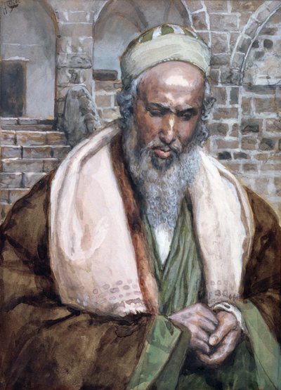 القديس لوقا ، رسم توضيحي لحياة المسيح ، c.1884-96 (مرحاض وغواش على ورق مقوى) بواسطة جيمس جاك جوزيف تيسو