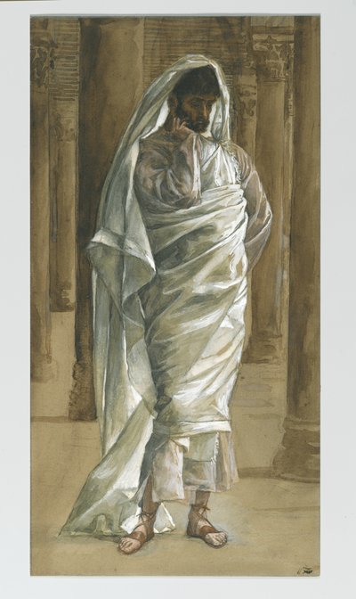 القديس توما ، توضيح من حياة ربنا يسوع المسيح ، 1886-1894 (مرحاض فوق الجرافيت على الورق) بواسطة جيمس جاك جوزيف تيسو