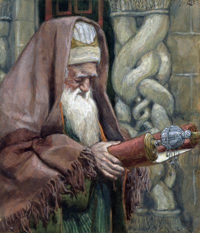 سيميون ، رسم توضيحي لحياة المسيح ، c.1886-94 (مرحاض وغواش على ورق مقوى) بواسطة جيمس جاك جوزيف تيسو