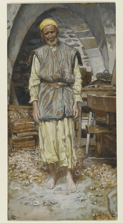 القديس يوسف ، رسم توضيحي لحياة المسيح ، c.1886-94 (مرحاض على ورق) بواسطة جيمس جاك جوزيف تيسو