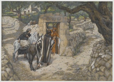 مهر بيث بيج ، رسم توضيحي من حياة ربنا يسوع المسيح ، 1886-1894 (مرحاض فوق الجرافيت على الورق) بواسطة جيمس جاك جوزيف تيسو