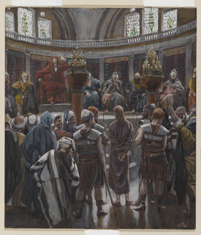 حكم الصباح ، توضيح من حياة ربنا يسوع المسيح ، 1886-1894 (مرحاض فوق الجرافيت على الورق) بواسطة جيمس جاك جوزيف تيسو