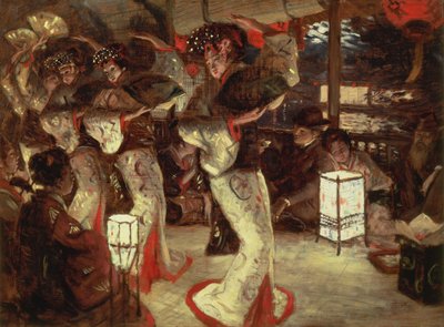 الابن الضال في الحياة الحديثة: في الأجواء الأجنبية ، ج .1882 (رسم تحضيري) بواسطة جيمس جاك جوزيف تيسو